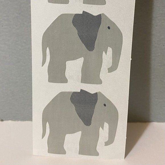 Vintage Mrs. Grossman’s 1980 Elephant Stickers - Picture 2 of 6